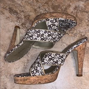 Authentic BCBGirls heeled mules